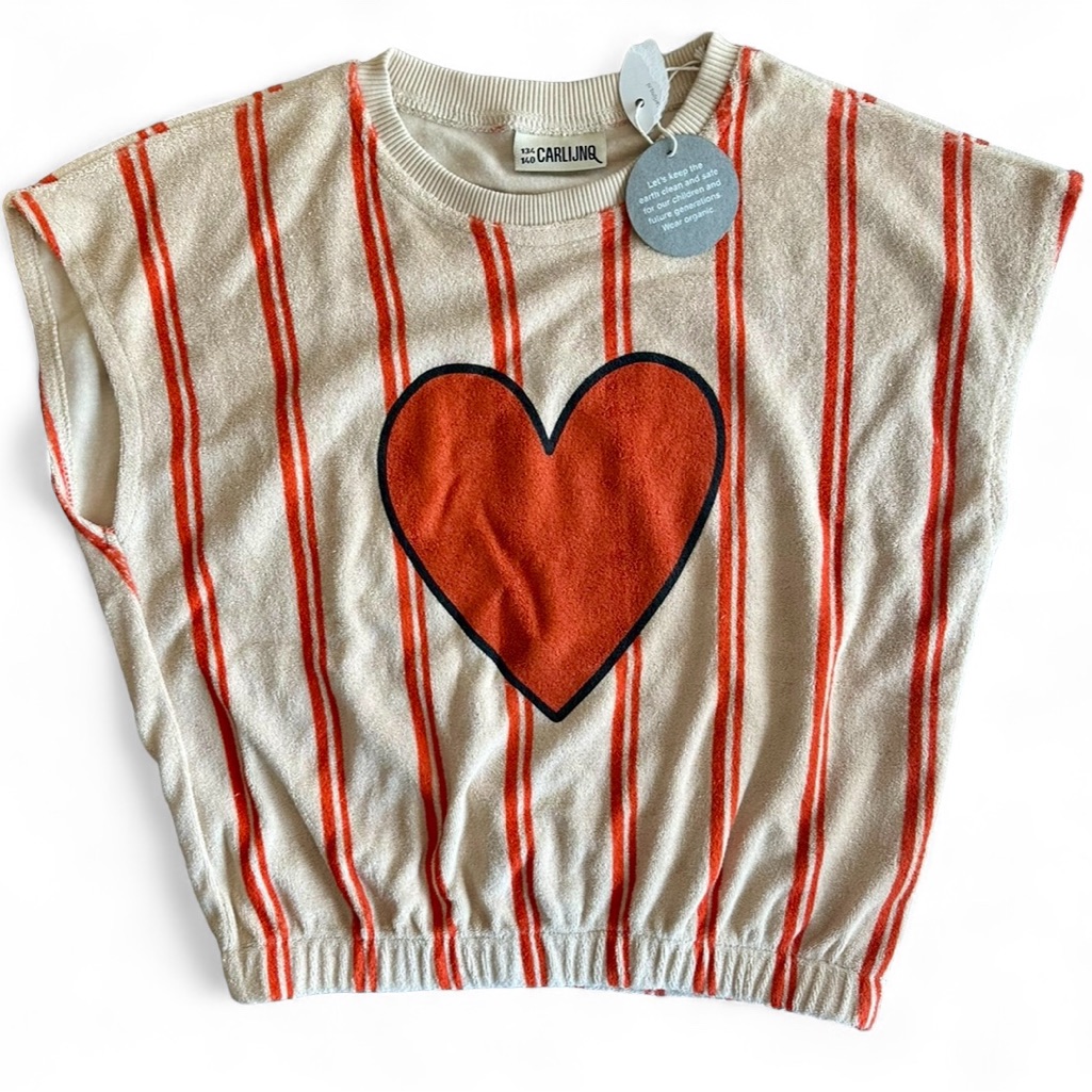 Carlijnq Girls’ Striped Top With